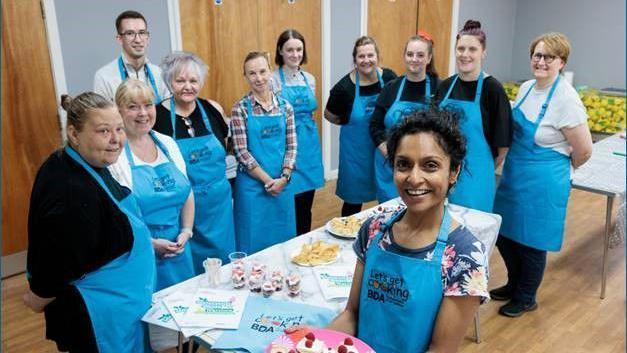 A BDA Waste Warriors cookery lesson in Liverpool