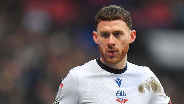 Gethin Jones in action for Bolton