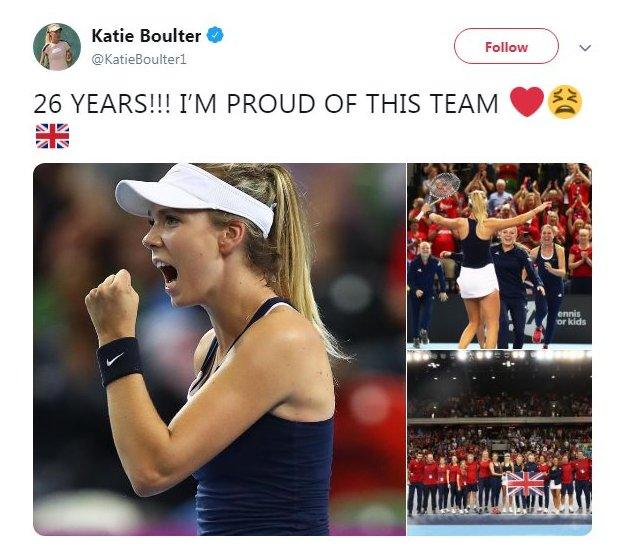 Great Britain win Fed Cup tie