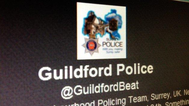 Guildford Police Twitter page