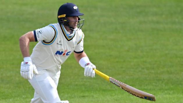 Joe Root batting for Yorkshire