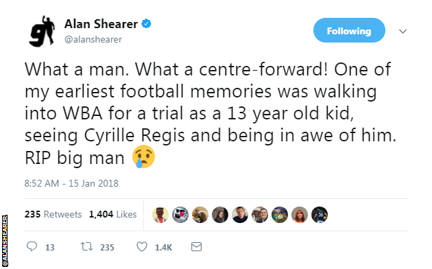 Alan Shearer tweet