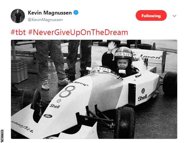 Kevin Magnussen Twitter