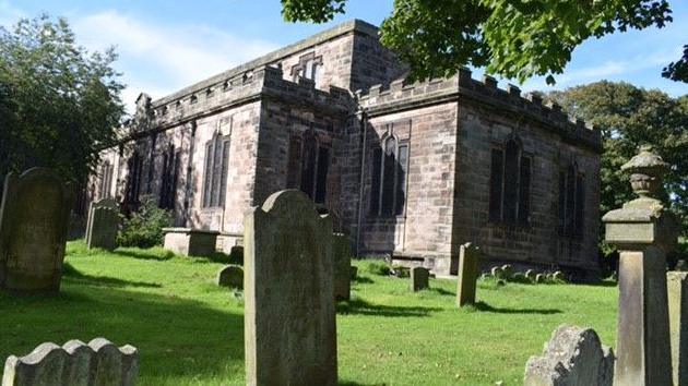 The church of Holy Trinity and St Marys in Berwick-upon-Tweed, pictured from the graveyard 