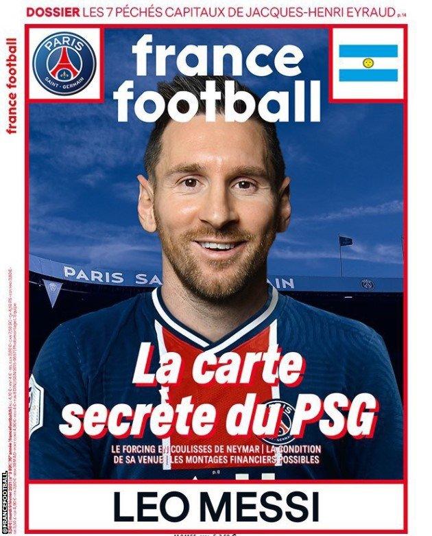 France Football magazine cover