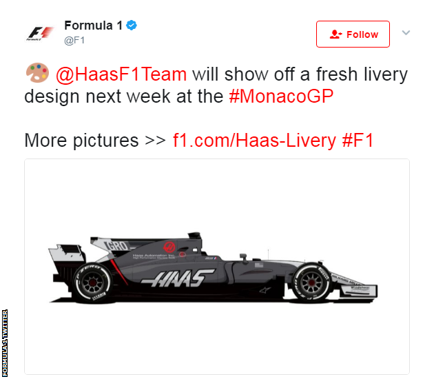 Haas livery design