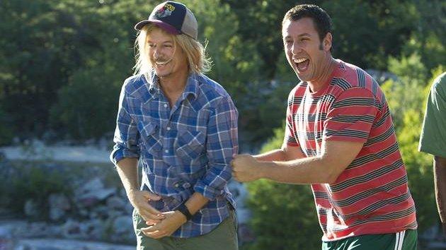 David Spade and Adam Sandler in Grown Ups 2