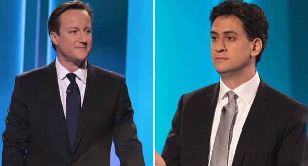 David Cameron and Ed Miliband