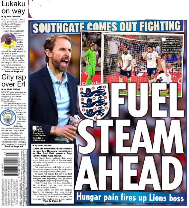 Daily Star back page