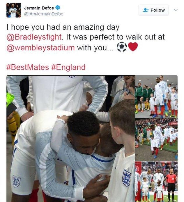 Jermain Defoe tweet