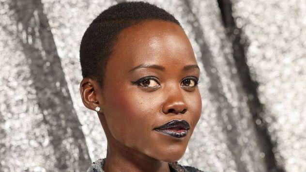 Lupita Nyong'o poses at a film premiere