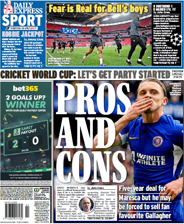 Express back page