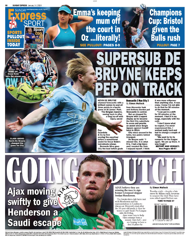 Express back page
