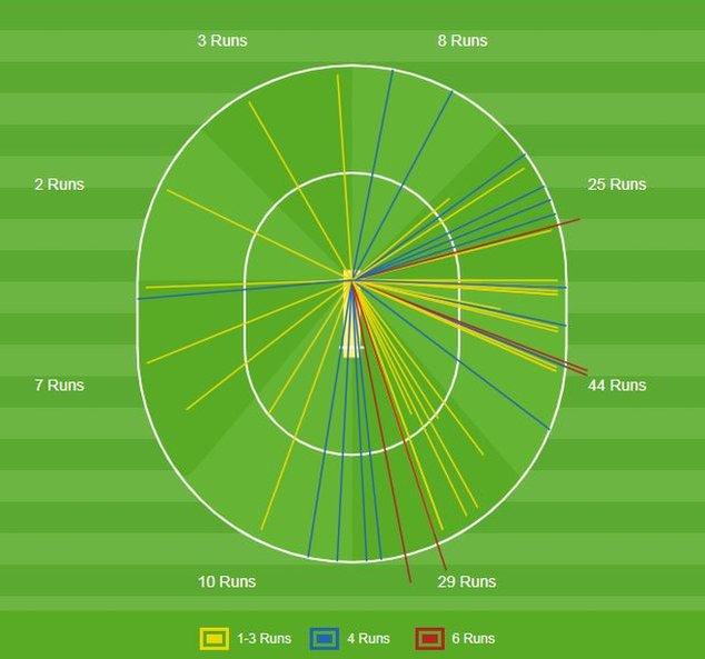 Jonny Bairstow wagon wheel