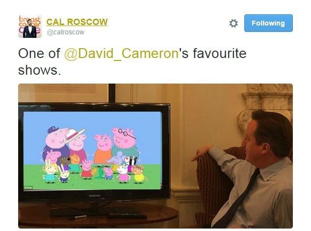 @calroscow tweets: One of @David_Cameron's favourite shows.