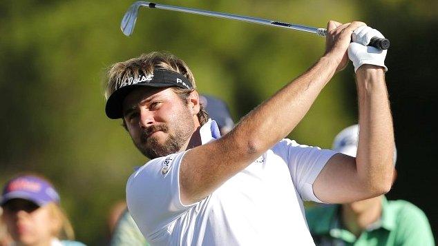 Victor Dubuisson in third-round action at the Turkish Airways Open