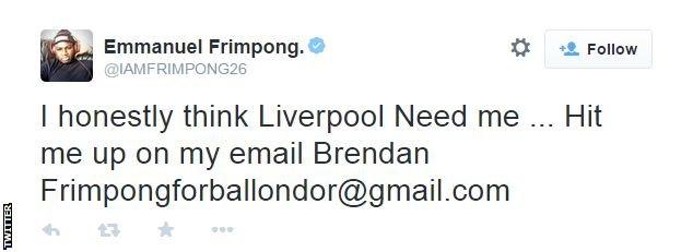 Emmanuel Frimpong on Twitter