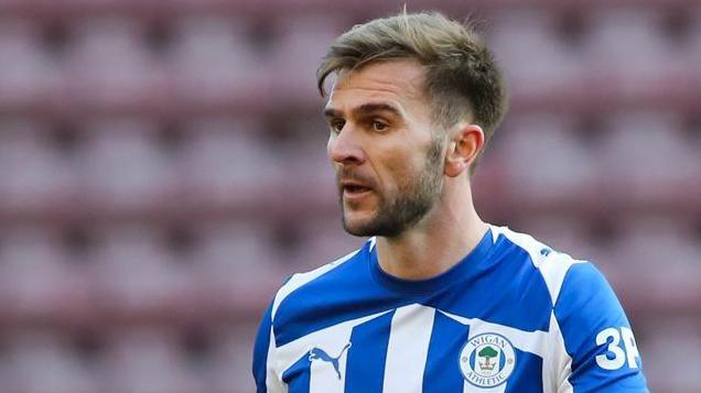 Callum McManaman in action for Wigan