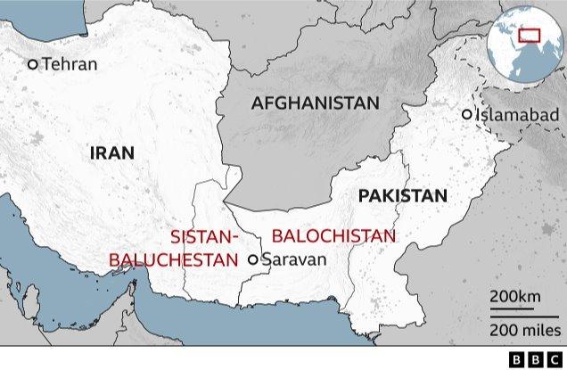 Map of Balochistan