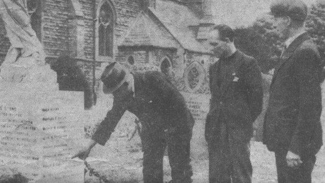 Percy Cox and war memorial