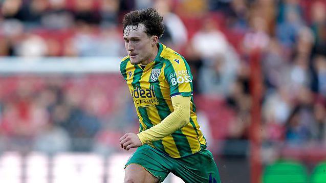 Callum Styles in action for West Brom during their 1-0 win over Bristol City