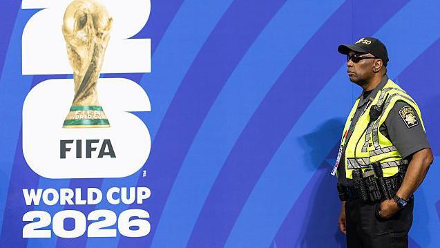 A security guard at World Cup 2026