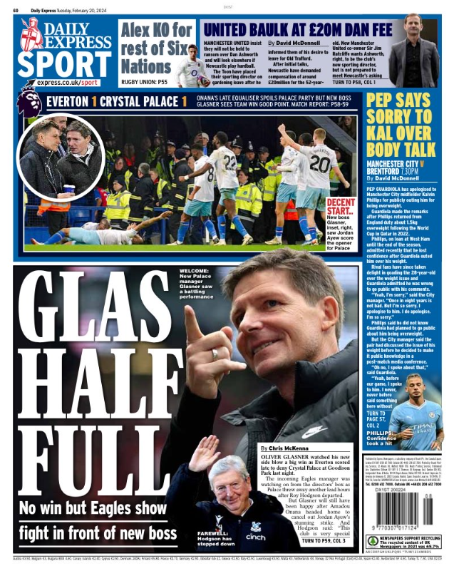Express back page