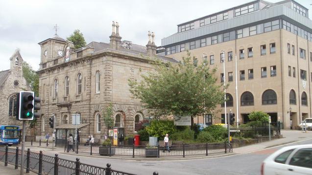 Civic centre in Pontypool