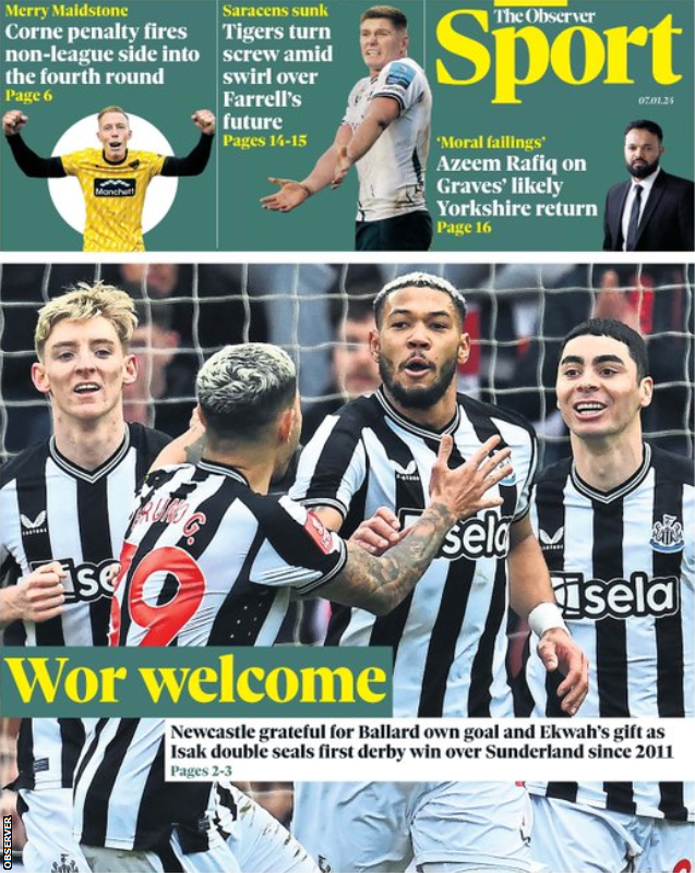 Observer back page