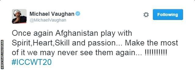 Michael Vaughan tweet