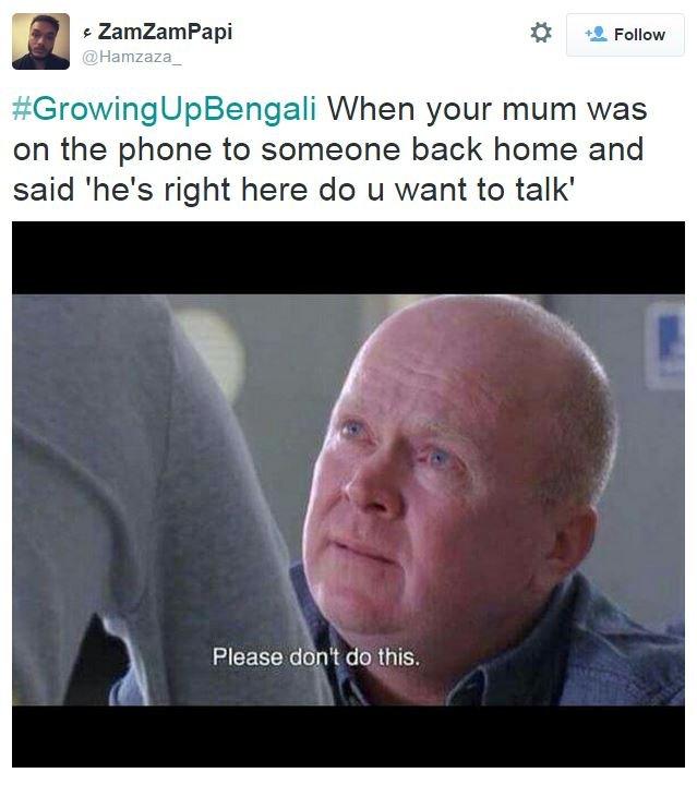 #GrowingUpBengali meme