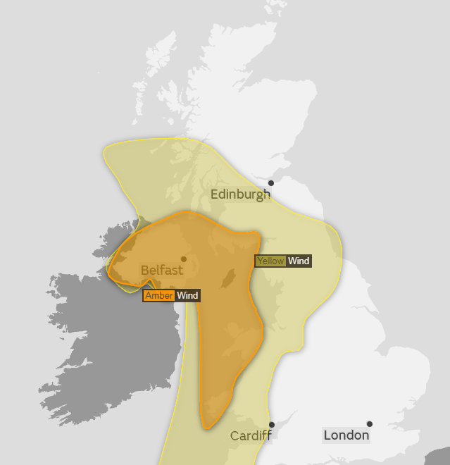 Met Office warning latest