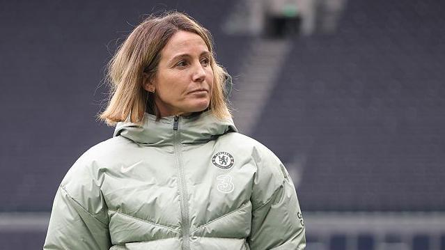 Sonia Bompastor looking pensive 