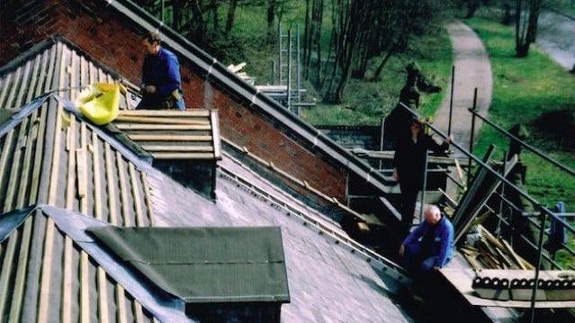 Roof of Stockton Brook Waterworks