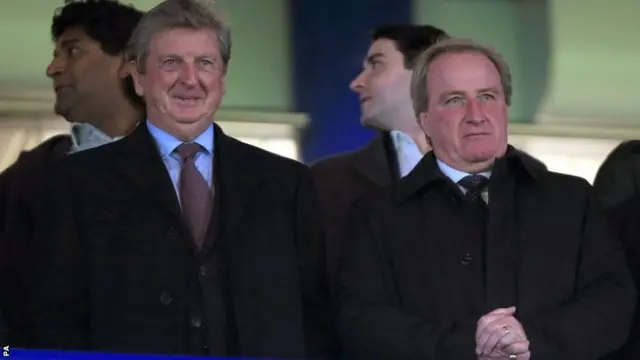 Roy Hodgson watches Chelsea