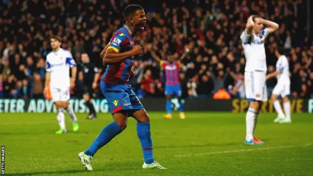 Fraizer Campbell celebrates