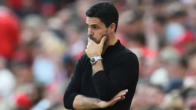 Arsenal's Spanish manager Mikel Arteta 