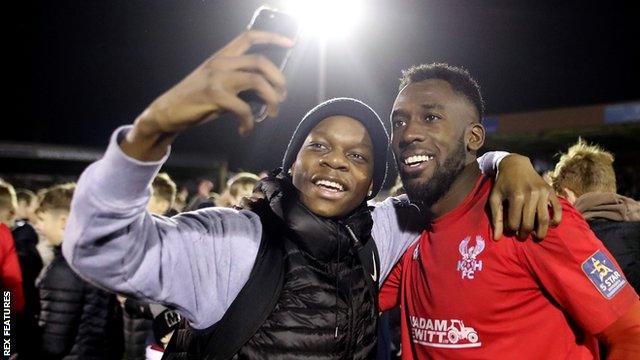 Kidderminster Harriers forward Amari Morgan-Smith