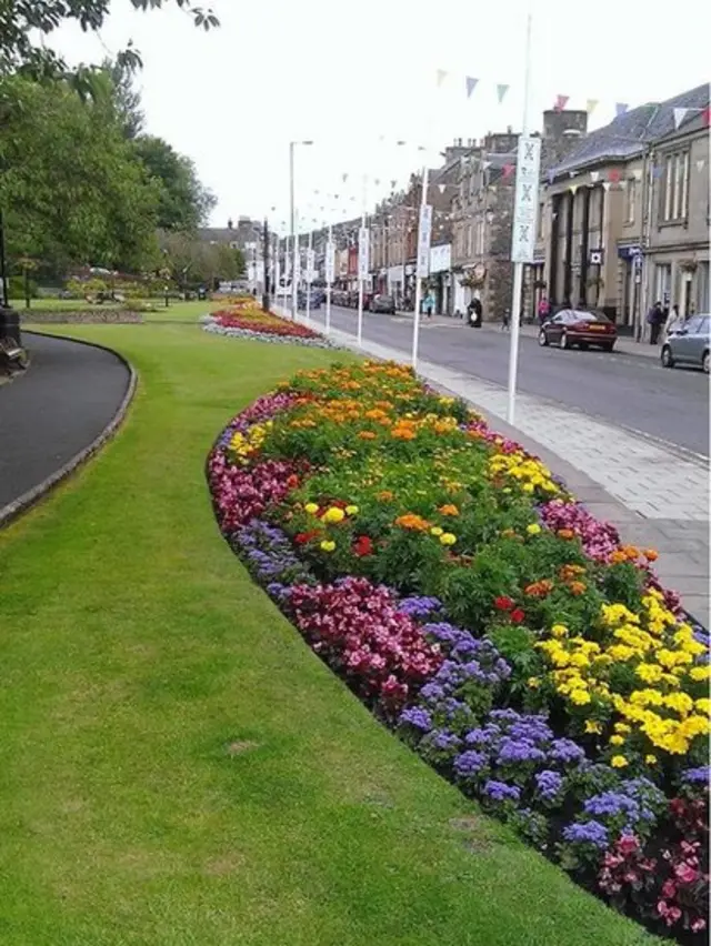 Galashiels floral display