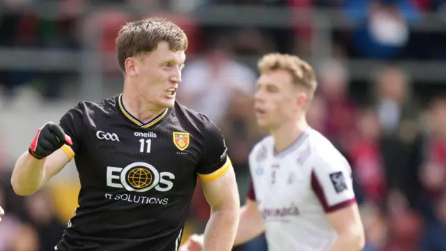 Odhran Murdock pictured scoring a goal for Down