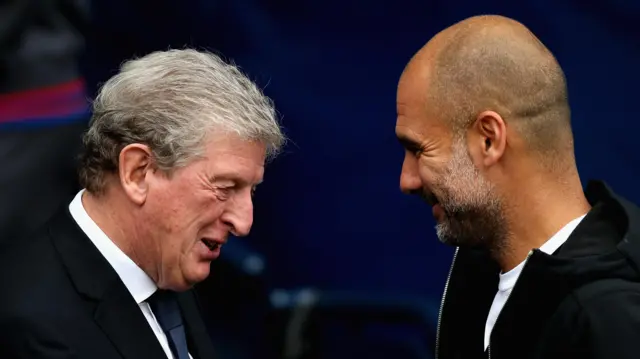 Roy Hodgson and Pep Guardiola