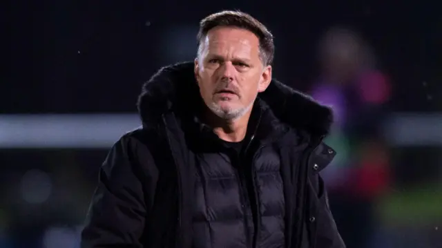 Aberdeen head coach Scott Booth
