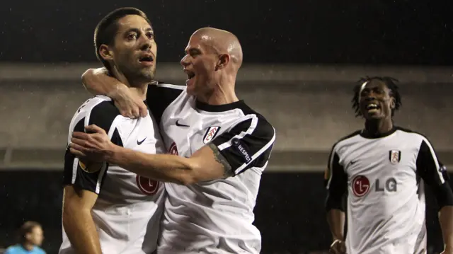 Clint Dempsey celebrates