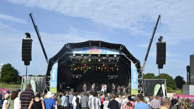 Godiva Festival main stage