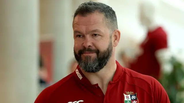 Andy Farrell smiling