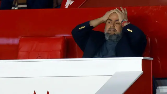 Evangelos Marinakis reacts 