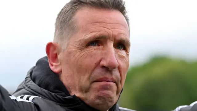 Carrick Rangers manager Stephen Baxter