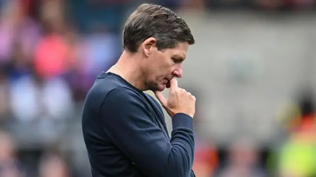 Crystal Palace manager Oliver Glasner following his team's Premier League defeat by West Ham at Selhurst Park