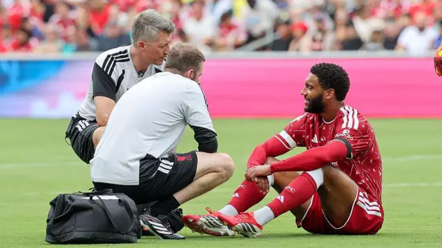 Liverpool's Joe Gomez is injured