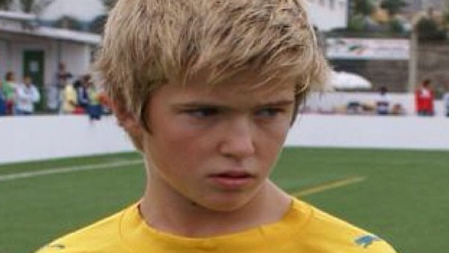 Tottenham player Eric Dier as an academy player at Sporting Lisbon